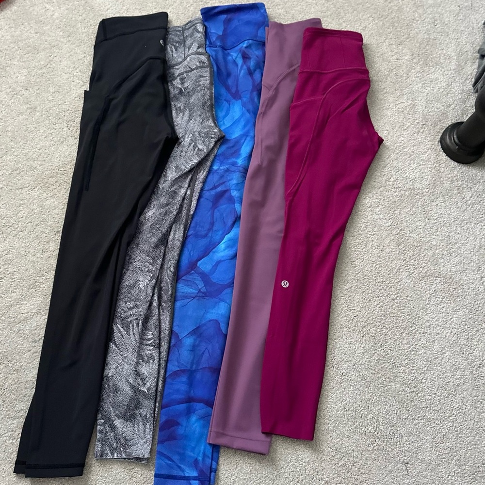 Lululemon Leggings bundle  - Black, Gray, Blue, Purple, Pink